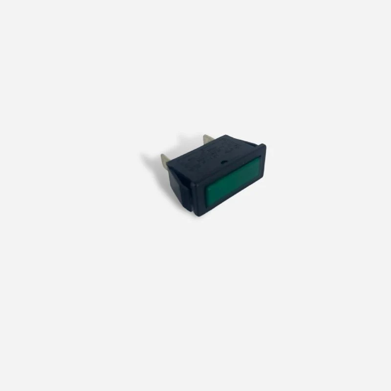 Spia Luminosa Verde 230V 16A per Pannello Foro 30x11 mm