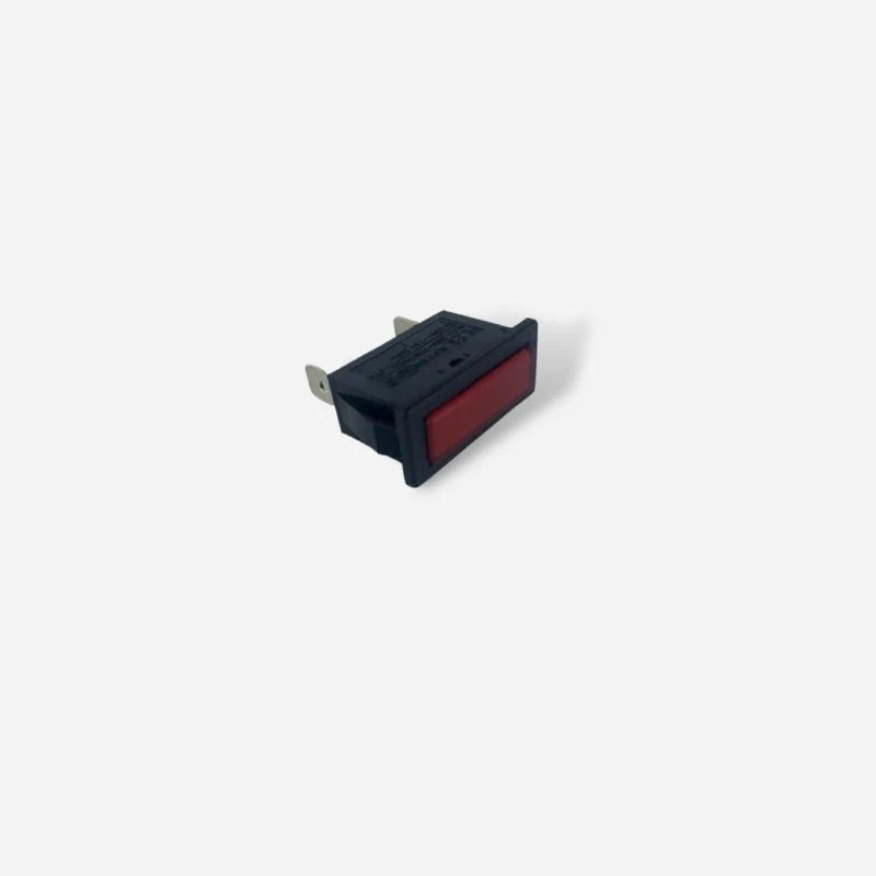 Spia Luminosa Rossa 230V 16A per Pannello Foro 30x11 mm