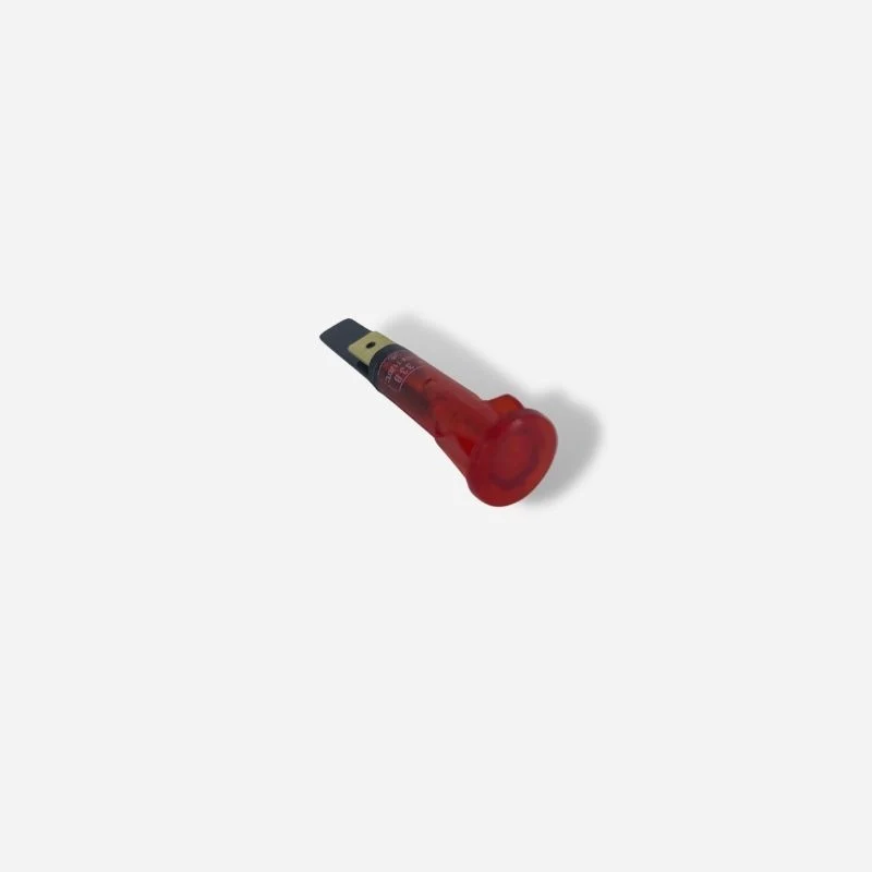 Spia Luminosa Rossa 230V Segnalatore Tondo Ø10 mm