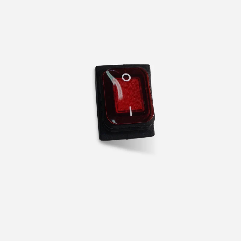Interruttore Bipolare Luminoso LED Rosso 16A IP65 Foro 22x30