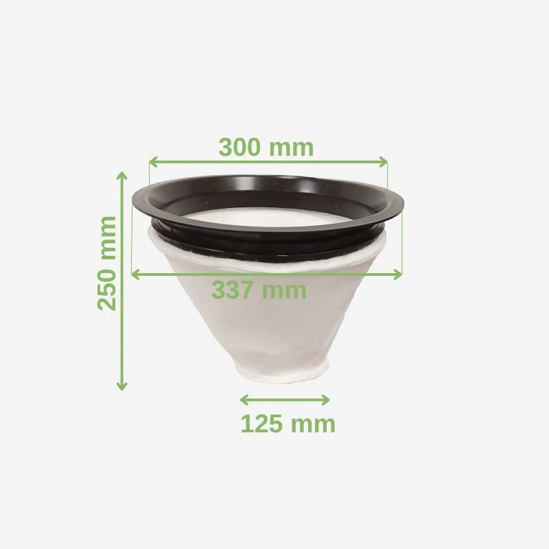 Filtro in poliestere con anello Ø34 per aspirapolvere