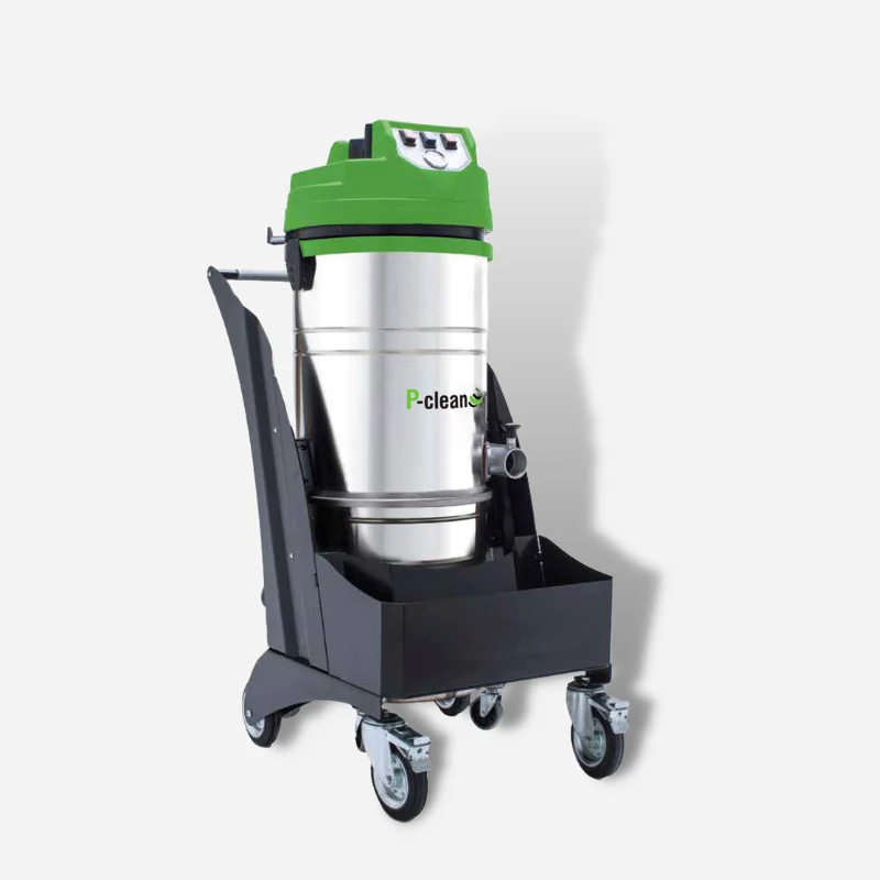 Aspiratore industriale 2 motori con scuotifiltro e vacuometro
