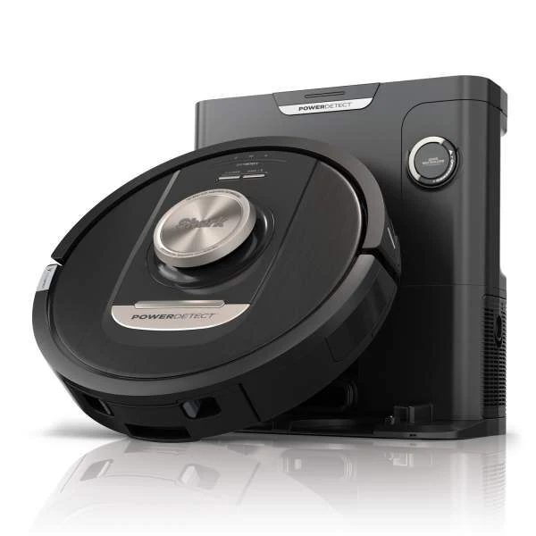 Shark RV2820VEEU PowerDetect 0,23 L Aspirapolvere Robot Senza sacchetto Nero, Argento