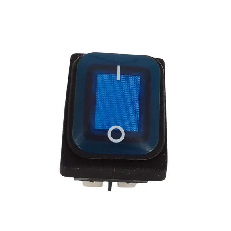 Interruttore bipolare ON/OFF luminoso LED blu 16A IP65