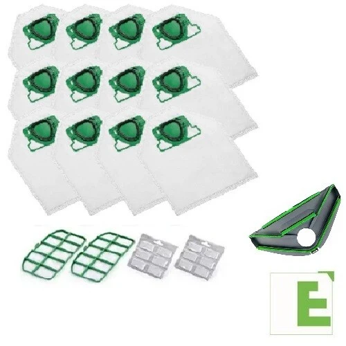 VORWERK FOLLETTO VK200 VK 220s 12 SACCHETTI 12 PROFUMI 2 GRIGLIE 1 SETOLA