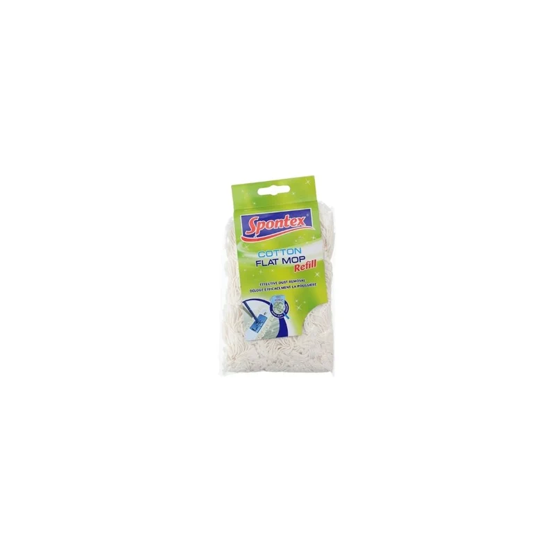 Spontex Cotton Flat Mop Refill in Cotton 44×14cm