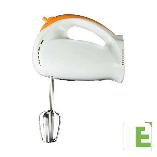 Sbattitore 200 Watt 5 Velocità Turbo Con Base Piatta Arancio MIC305A PYRAMIDEA