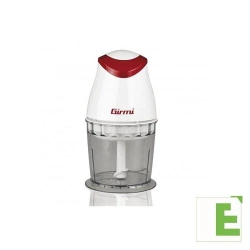 Girmi TR01 BIANCO Tritaverdure Elettrico 0.5L 350W Rosso Trasparente Bianco