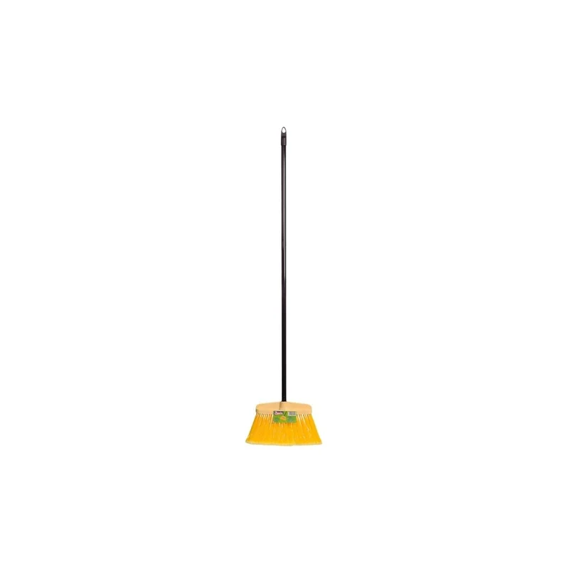 Spontex Yellow Outdoor Broom with 1,37m Handle