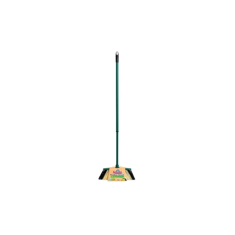 Spontex Eco Green Outdoor Broom with Telescopic Handle