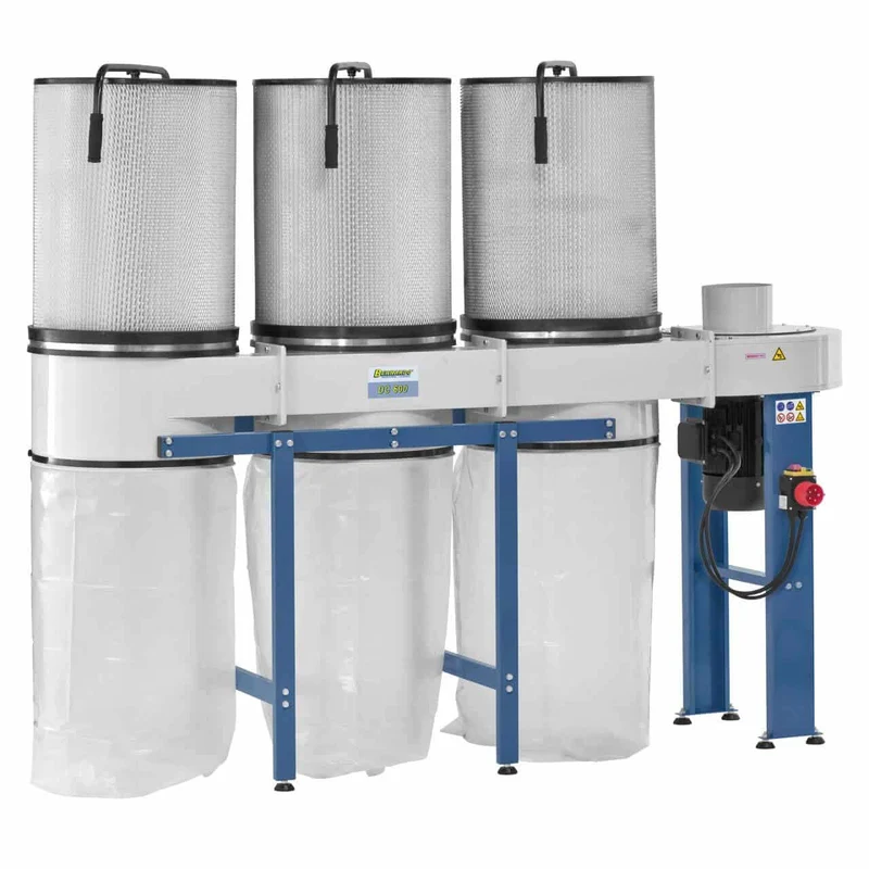 Aspiratore polveri sottili Bernardo DC 650 CF 400V – 5310 m³/h, 3,7 kW