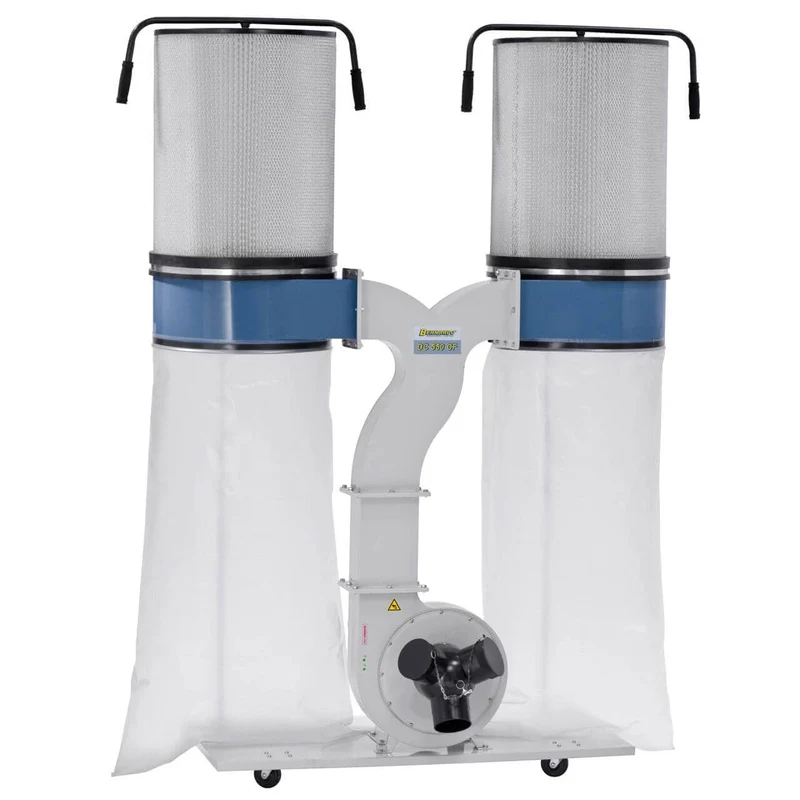 Bernardo DC 550 CF 400V – Aspiratore polveri sottili 4400 m³/h, 2,2 kW
