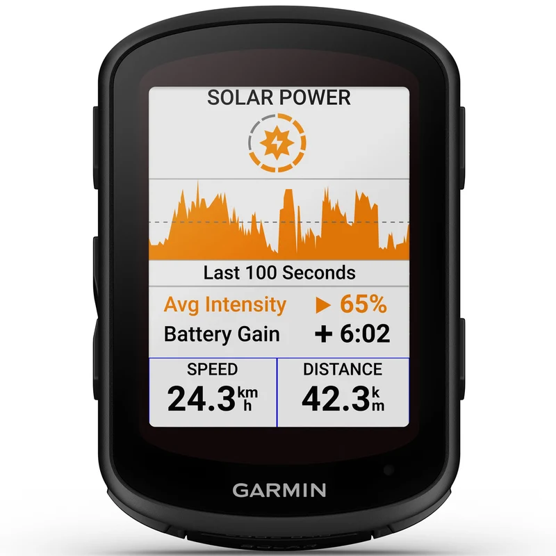 Edge 840 Solar GPS Cycling Computer With Handlebar Mount