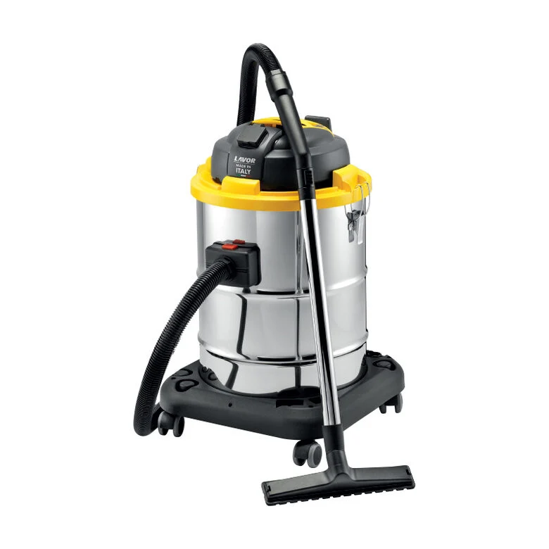 Lavorwash WTP 50 XE 50 L Bidone Aspiratutto Nero, Acciaio inossidabile, Giallo