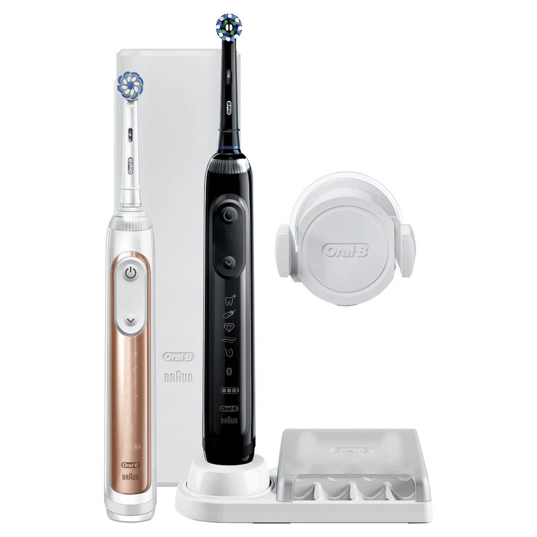 Oral-B Genius 10900N Spazzolini Elettrici Oro Rosa E Nero