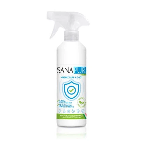 S2Life Sanapur Eco Igienizzante per mani 500 ml Flacone a pompa Liquido