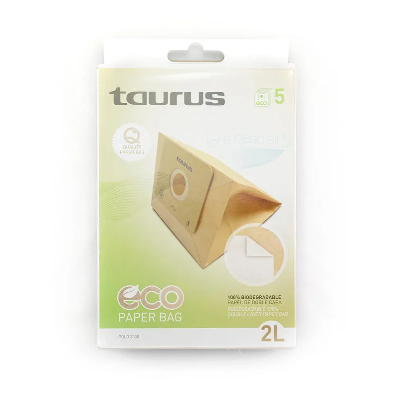Pack de bolsas de papel de 2L para aspirador con bolsa