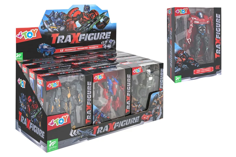 Traxfigure Robot->Veicolo 2in1 C/Ac