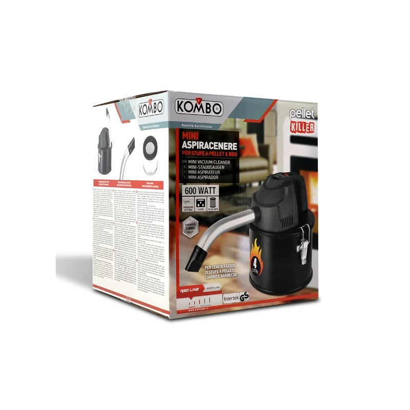 Mini Aspiracenere Soffiatore 4lt 600 W