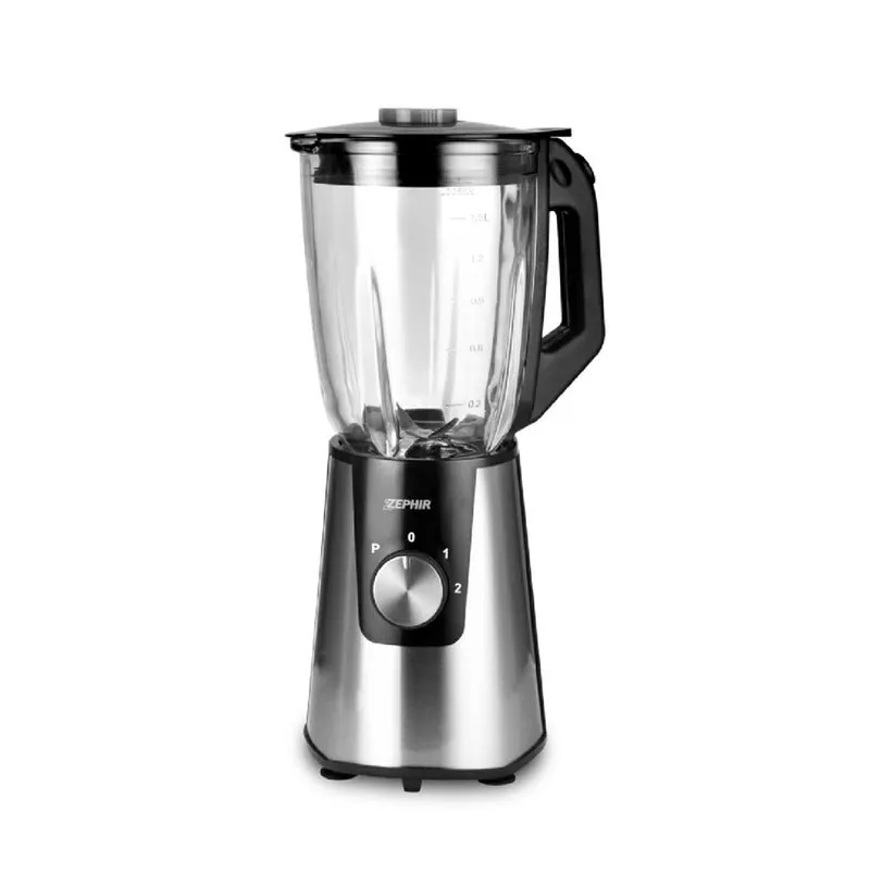 Frullatore Zephir 1,5 Lt Acciaio 600W 2 Velocità