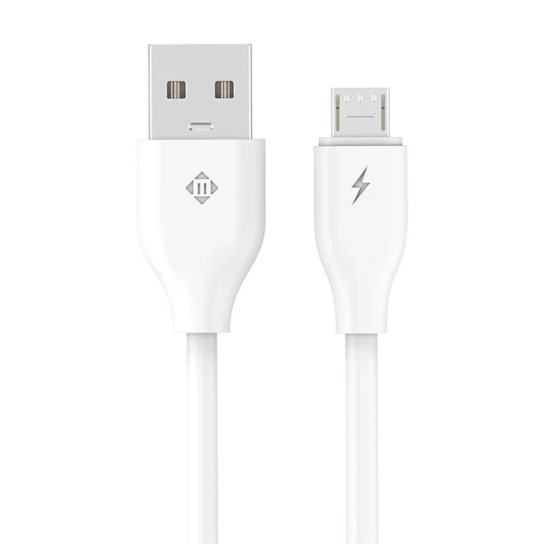 Cavo Basic Micro Usb 2.4a 200cm Bianco