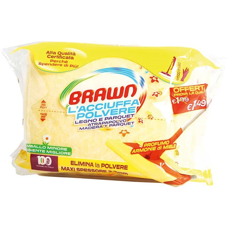 Panno Catturapolvere Legno_parquet Brawn 12pz
