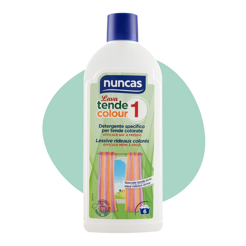 Nuncas lava tende colour 1 detergente specifico tende colorate - 500ml
