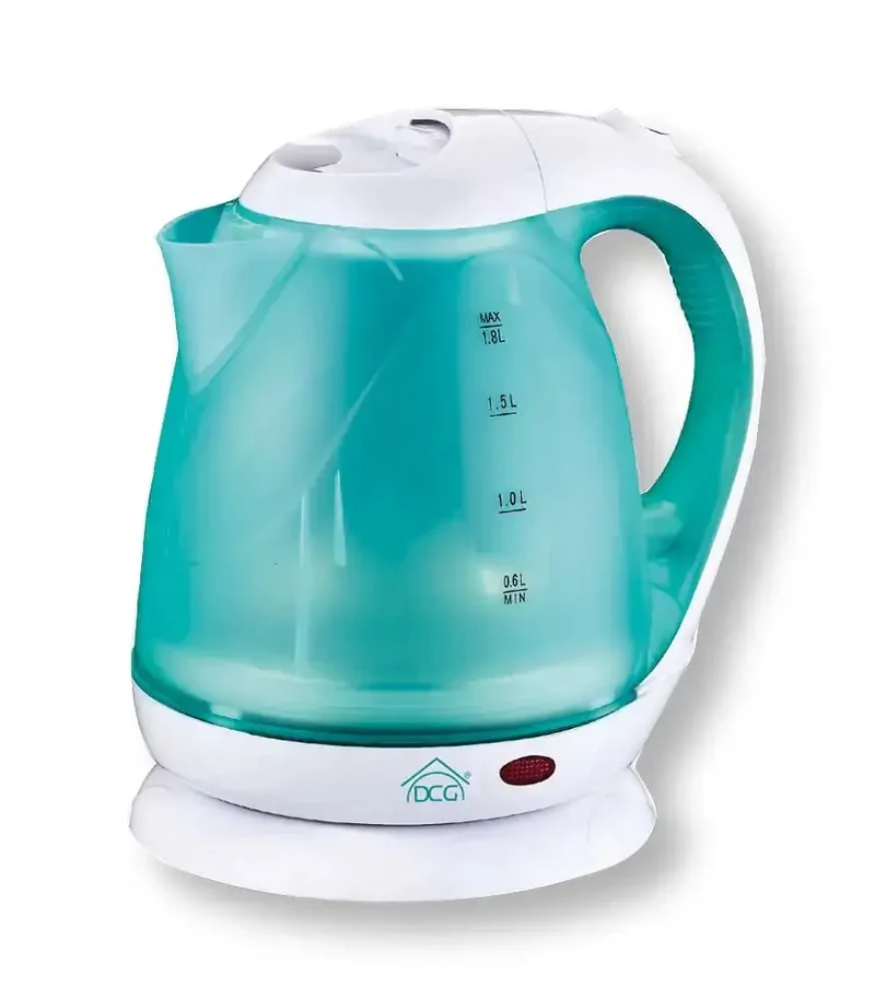 Bollitore Elettrico 1,8 Lt - Potenza 2200W - Senza Fili - Sistema di Protezione a 3 Livelli