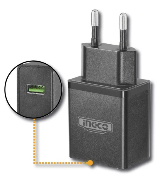 Caricatore USB da Muro Type-A 5V 2A – Ricarica Rapida e Compatta