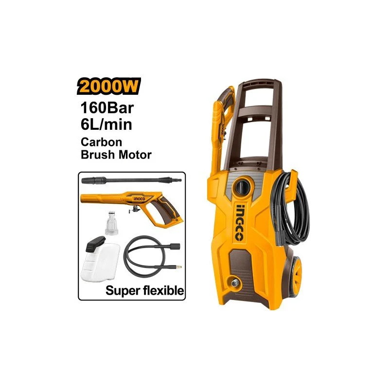 Idropulitrice 2000w 160bar C/acces.