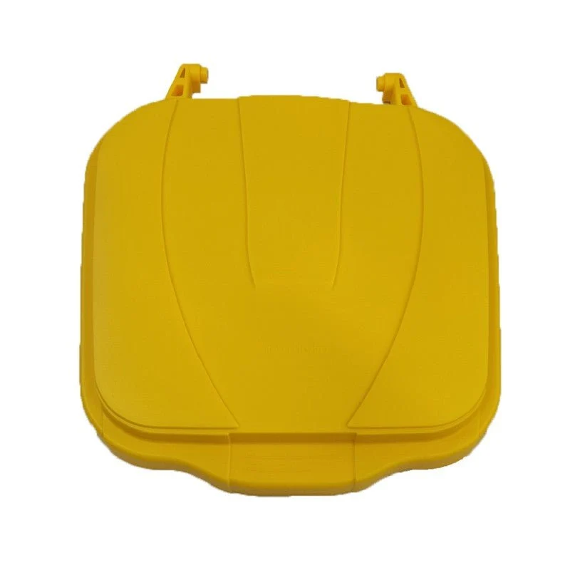 Coperchio bidone carrellato Giallo 100 Lt