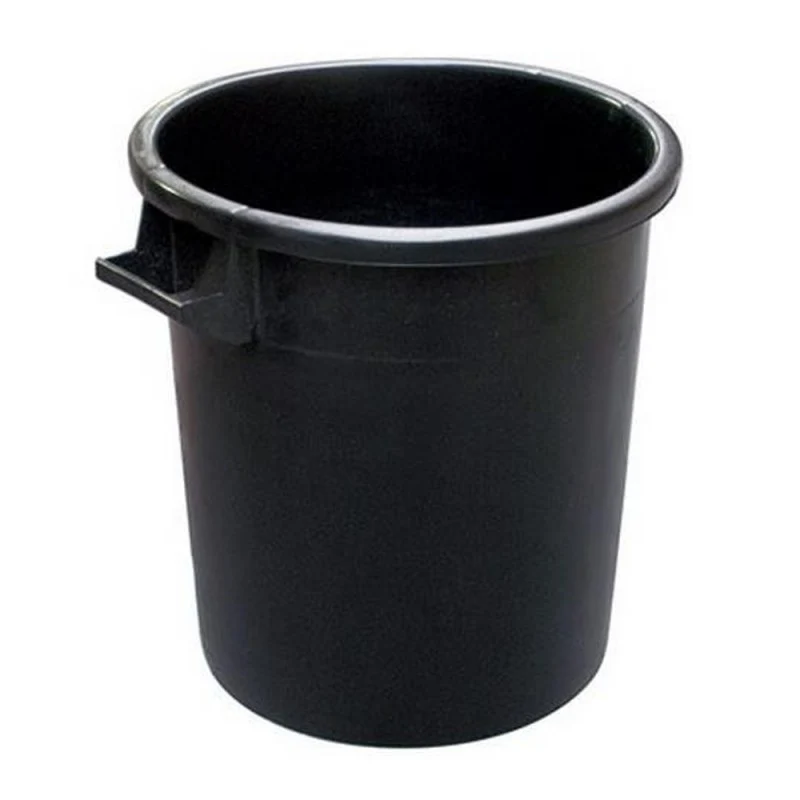 Bidone nero industriale 50/100 litri
