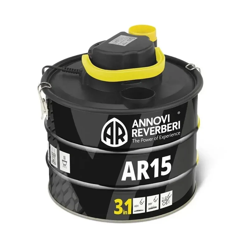 Aspiratore 3 in 1 per ceneri fredde 1000w 15lt