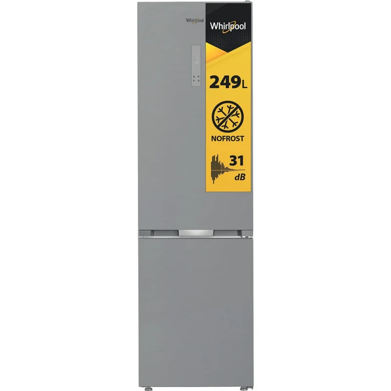 Frigorifero Combinato Whirlpool NoFrost Inox 66cm