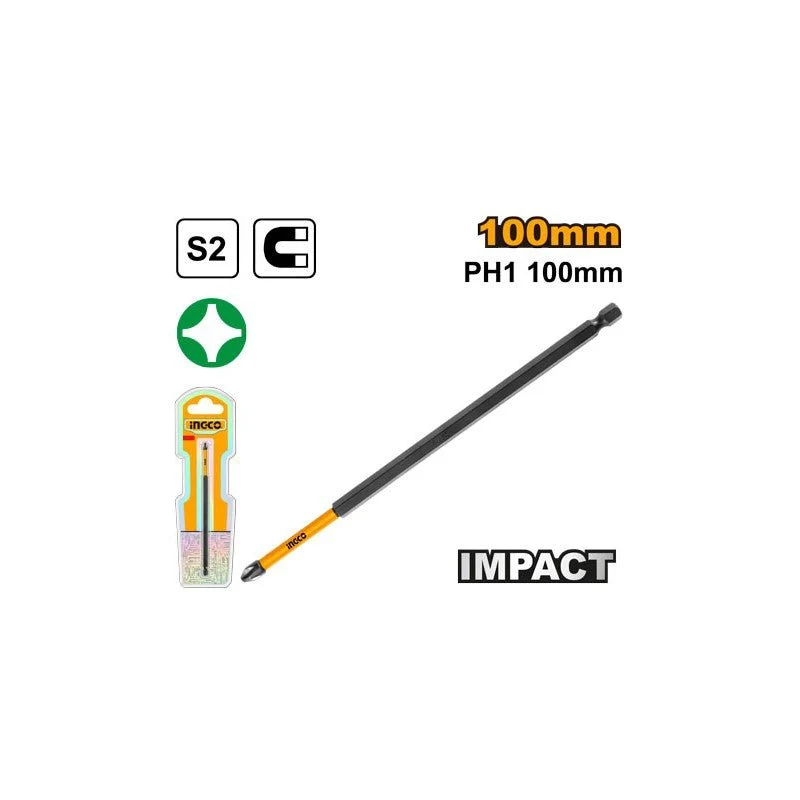 Cacciavite Bit Magnetico PH1 da 100 mm