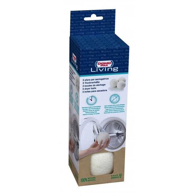 3 Sfere in lana per asciugatrice 40G | DomoLiving