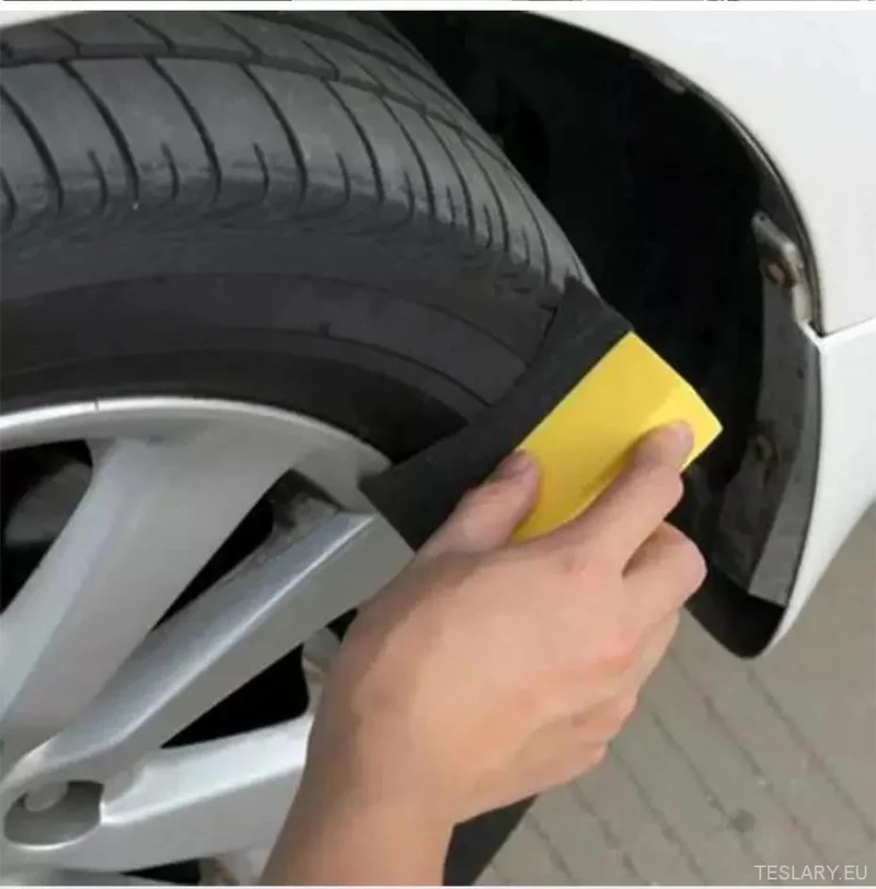Yleiskäyttöinen rengaspuhdistussieni Teslalle, BYD:lle, MG:lle ja muille sähköautoille