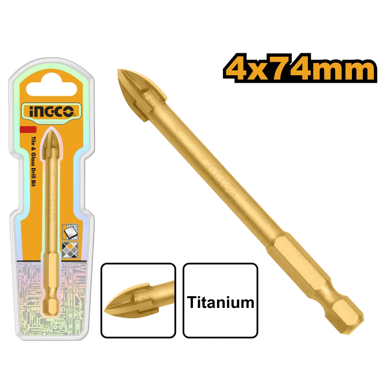 Punta Per Piastrelle e Vetro 4x74mm