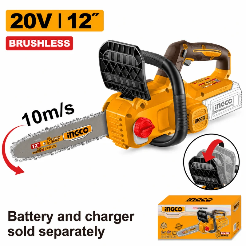 Elettrosega 20V 12POLL Brushless 10M/S nudo
