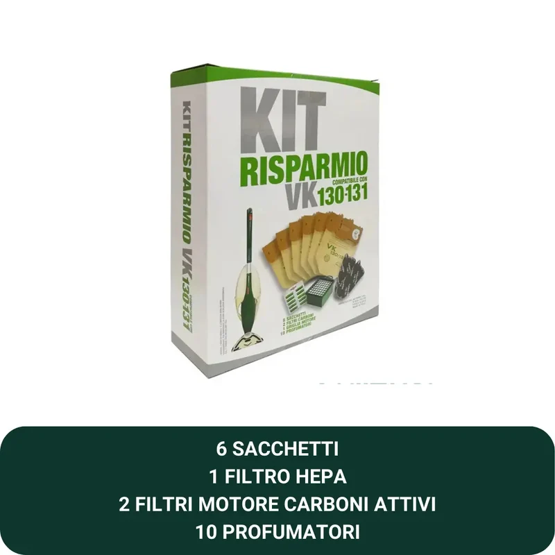 Kit Risparmio per Folletto Vk130-Vk131