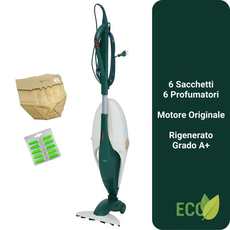 Folletto Vorwerk VK131 rigenerato con Spazzola HD 35