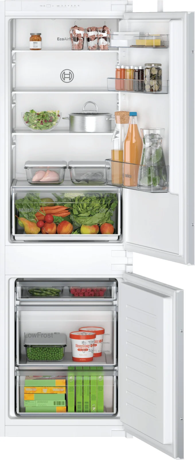 Bosch Serie 2 KIV86NSE0 Frigorifero con Congelatore Bianco