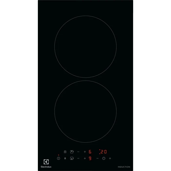 Electrolux LIT30231C Piano Cottura Induzione 2 Fornelli 29cm Da Incasso Nero