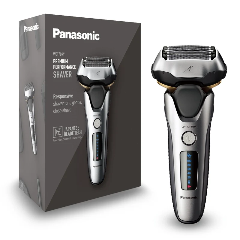 Panasonic ES-LV69 Rasoio Elettrico 5 Lame Wet & Dry con Sensore per Barba