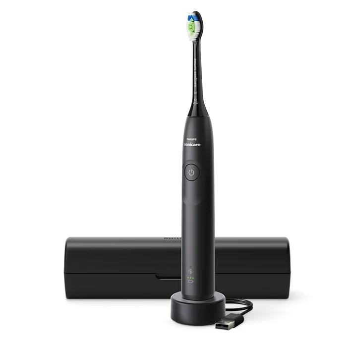 Philips Sonicare HX7101/02 Spazzolino Elettrico Sonico Nero 3 Velocità Sensore Pressione