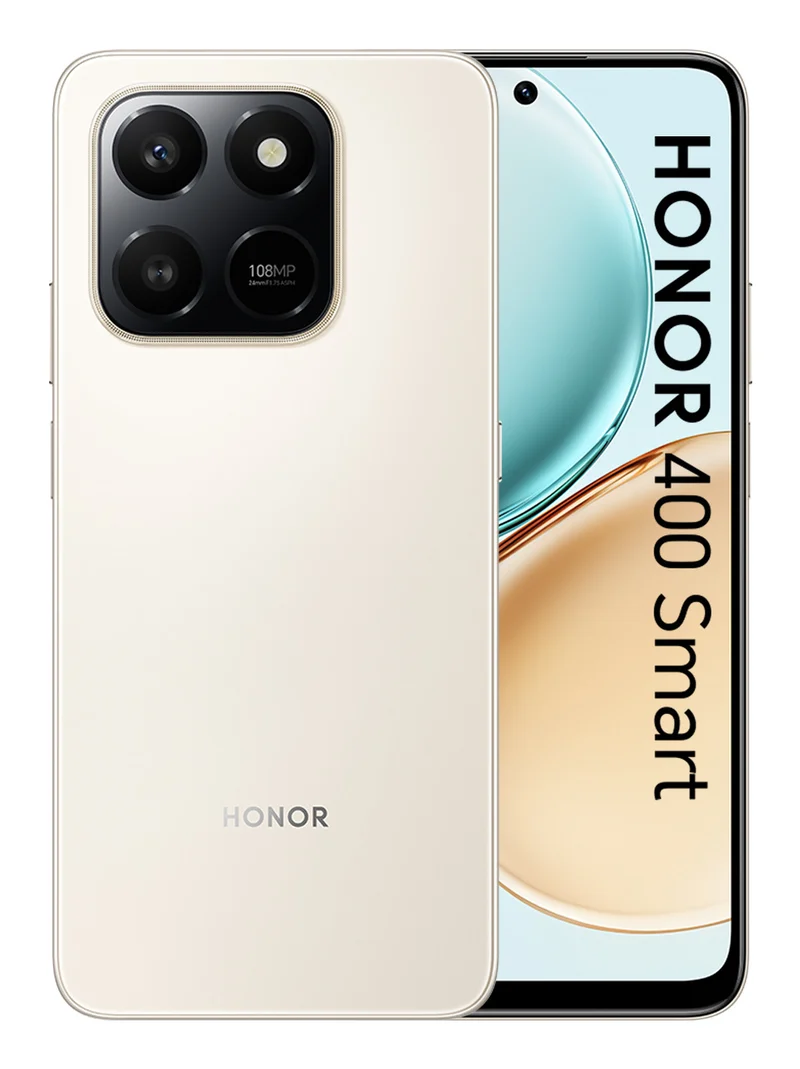 Honor 400 Smart Oro Smartphone 6GB RAM 128GB 6.77" Fotocamera 108MP Dual SIM