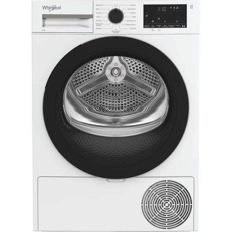 Whirlpool C WD 83M WBS IT Asciugatrice Libera Installazione 8kg Pompa Calore