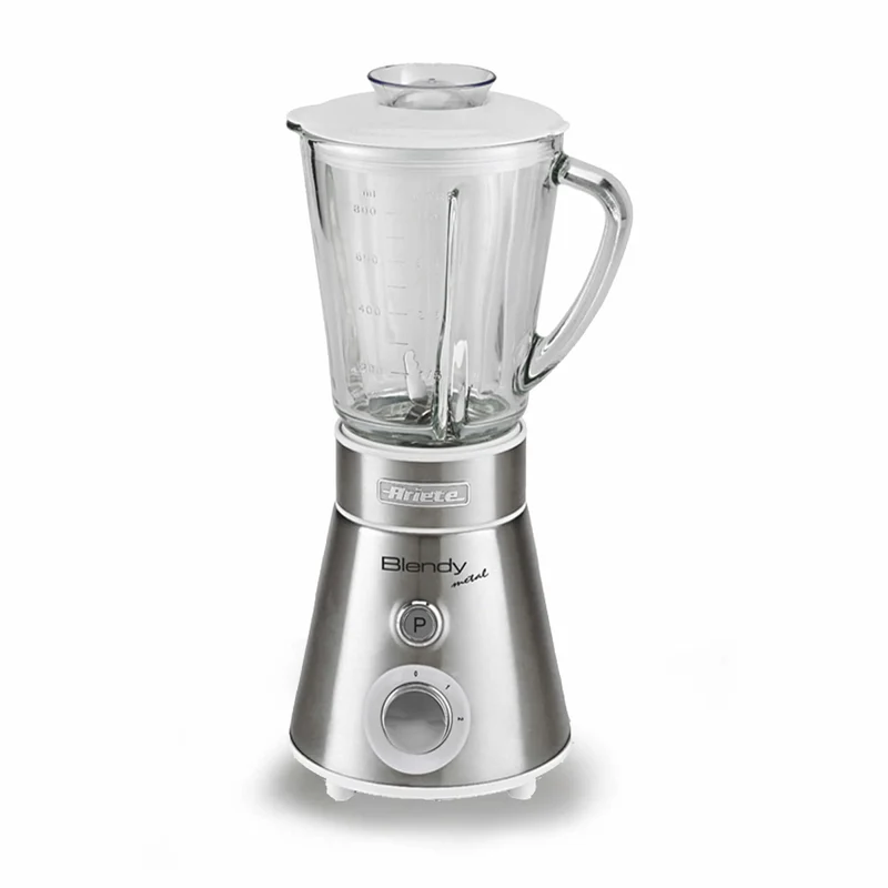Ariete Frullatore Blendy Metal 561 800ml 2 velocità Bicchiere in Vetro Lame Acciaio