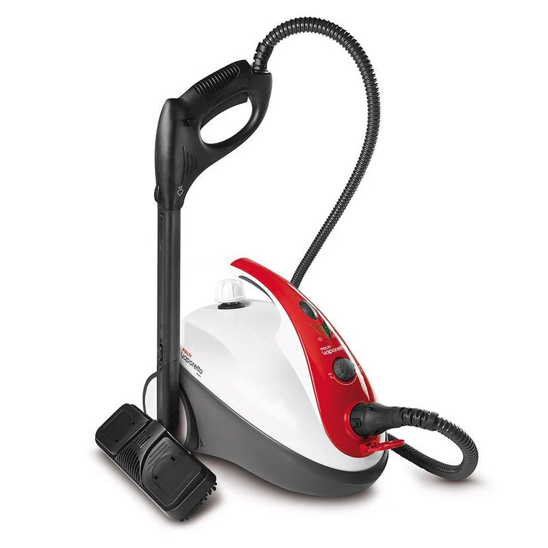 Polti Vaporetto Smart 30_R Pulitore a Vapore Cilindrico 1800W Rosso e Bianco 1,6L
