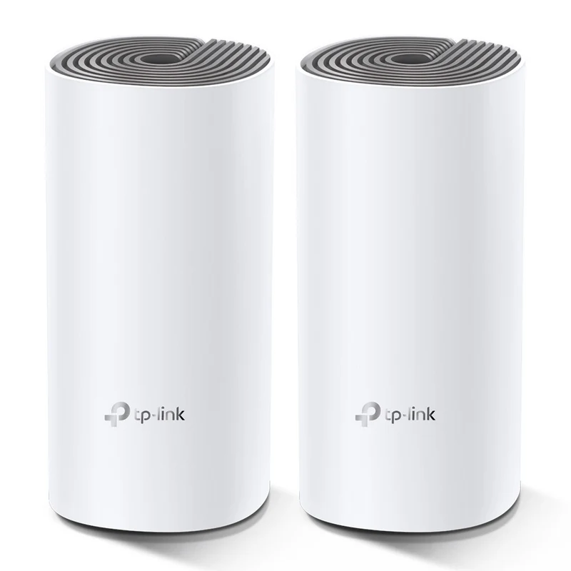 TP-Link Deco E4 Sistema Mesh Wi-Fi 5 Dual-band 1167Mbps Bianco/Grigio 2-pack